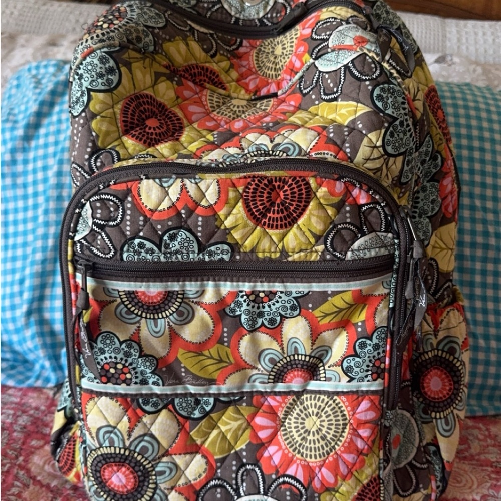 Vera Bradley Floral Quilted Backpack